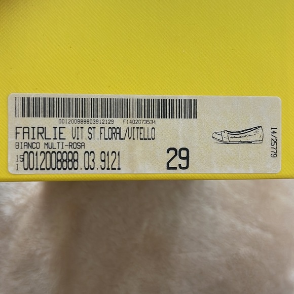 Pink floral Paul Smith Junior ballet flats size 29 (12) - Picture 4 of 4